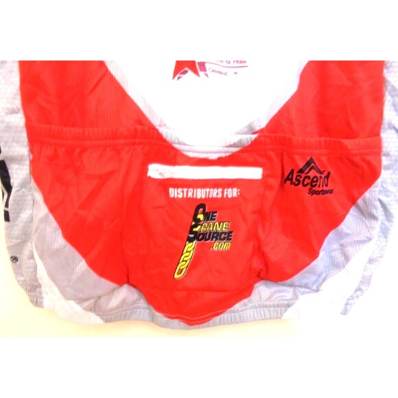 Ascend Sportswear Cycling Race Jersey Sz M Club-M Full-Zip Men's Bike Shirt - Picture 7 of 8